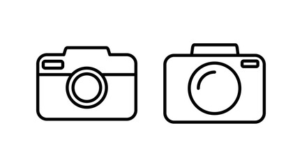 Camera Icon in trendy flat style isolated. Camera symbol web site design