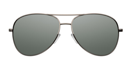 Close up of aviator sunglasses, png file, no background - 628386098