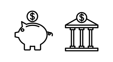 Bank icon vector. bank icon symbol