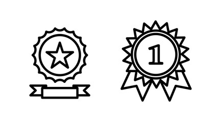 Achieve icon vector. medal icon vector. award. Certificate. approved