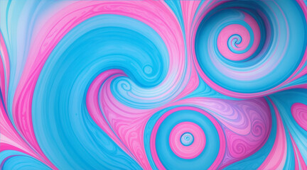 A colorful background with blue and pink swirls. Generative AI.