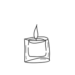 Burning Aromateraphy Candle 