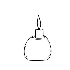 Burning Aromateraphy Candle 