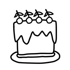 A cake to decorate used.