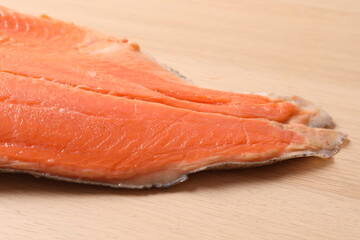 fresh salmon fillet