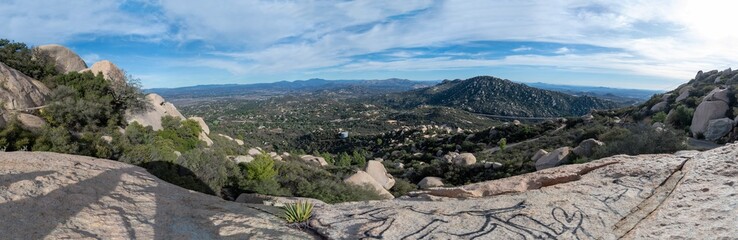 Obraz premium Potatoship Rock Panorama In California