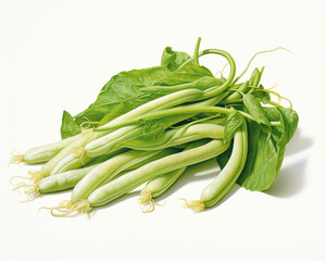 Bean pods vegetable garden Agriculture harvest tree juice delicious vitamins  