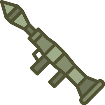 green rpg weapon icon clip art preview