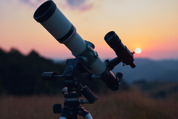 Astronomical telescope for observing planets, Moon, Sun, stars, comets and other celestial objects.