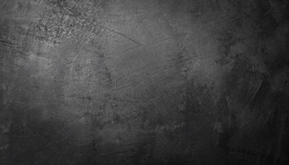 Old black abstract concrete background. Grunge texture. Dark wallpaper. Blackboard. Chalkboard. Top...