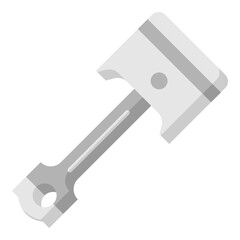 Illustration of Car Piston Flat Icon