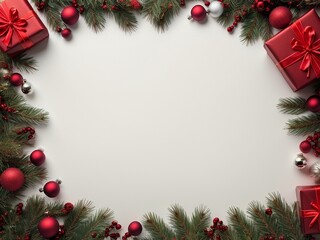 Obraz na płótnie Canvas Christmas wallpaper background for postcards, empty space for placing text.