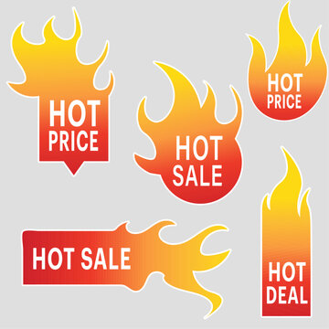 Vector Illustration hot deal , hot price  Modern tags