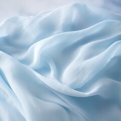 Naklejka premium Cloudy Sky Blue Muslin