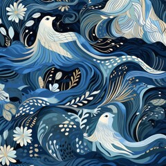 Fototapeta premium Deep Sea Exploration Design