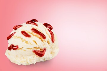 Tasty sweet cold Ice cream chocolate desserts