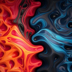 Obraz premium Fluid Artistry Patterns