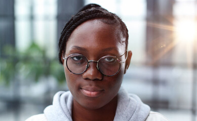 Portrait of a young African American business woman - Black people