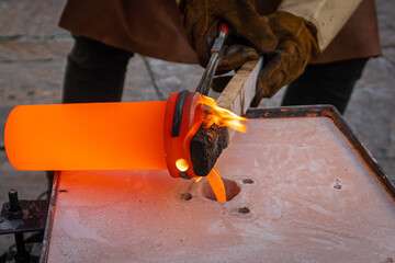 melting metal - forging 