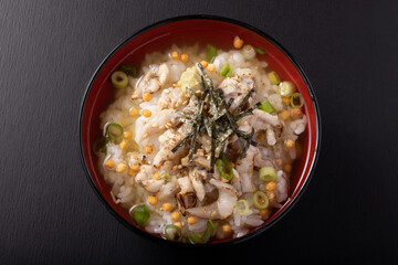 炙り鯵の茶漬け