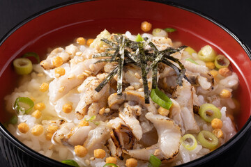 炙り鯵の茶漬け