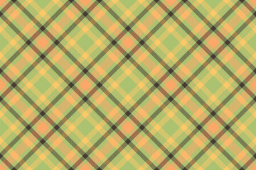 Texture seamless check of textile fabric pattern with a plaid vector tartan background.