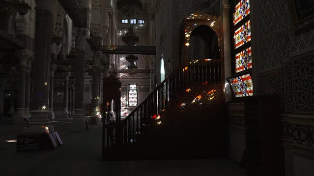 Inside Emir Abdelkader Mosque North Africa Constantine Algeria