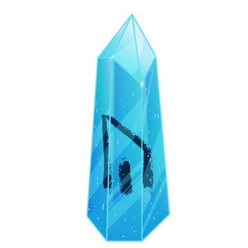 recommend clip art: Crystal with Texture Rune Ir. Curative Transparent Healing Quartz. Blue Clear Bright Gem. Magic Stone
                    