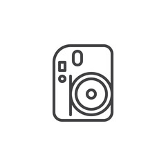 Action camera line icon