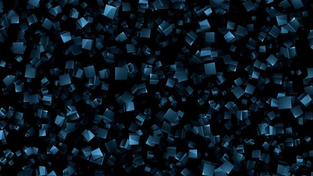 A Blue Boxes Background, It can be used as Video Opener, Intro, Title, Infographics backdrop, etc.