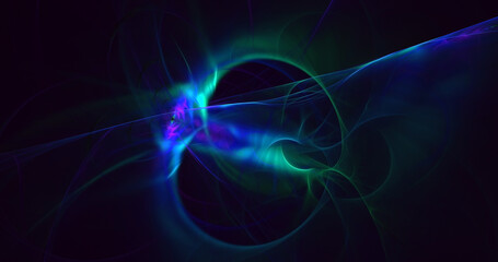 3D rendering abstract fantasy light fractal background