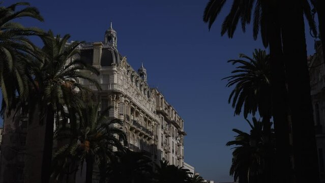 Old colonial french building North Africa Oran Algeria