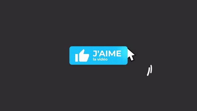 J'aime Bouton Animation