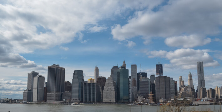 photo of the new york cityscape taken from brooklyn