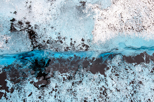 Blaueis - Gletscherspalte