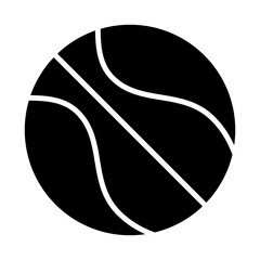 ball icon or logo isolated sign symbol vector illustration - high quality black style vector icons
