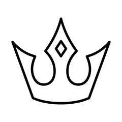 crown icon or logo isolated sign symbol vector illustration - high quality black style vector icons
