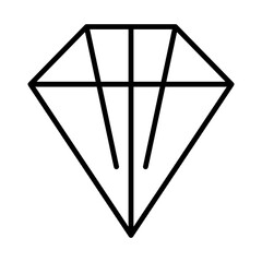 gemstone icon or logo isolated sign symbol vector illustration - high quality black style vector icons