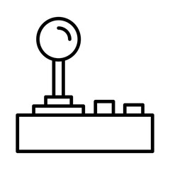 joystick icon or logo isolated sign symbol vector illustration - high quality black style vector icons