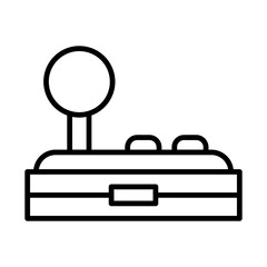 joystick icon or logo isolated sign symbol vector illustration - high quality black style vector icons