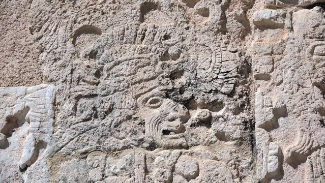 Images at Ball Court, Chichen Itza Archaeological Site Gran Juego de Pelota, Chichen Itza Yucatan Mexico