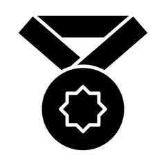 medal icon or logo isolated sign symbol vector illustration - high quality black style vector icons