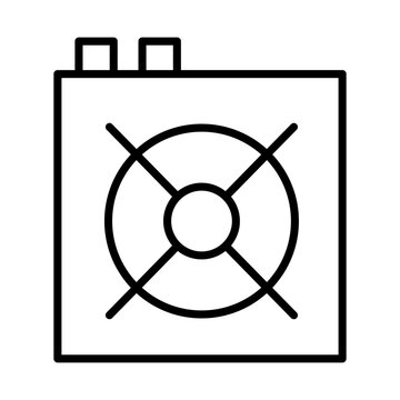 power supply icon or logo isolated sign symbol vector illustration - high quality black style vector icons