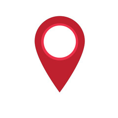 pointer icon, red map pointer, gps, map, pointer