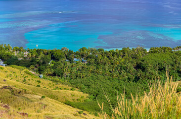 Fototapeta na wymiar Top view of Nacula island