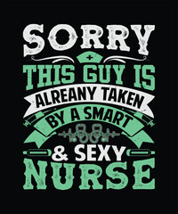 nurse t-shirt design, hospital, medical, typography, label, 