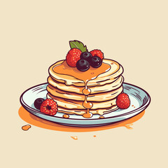 stack of pancakes
