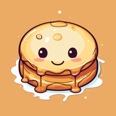 stack of Kawaii pancakes