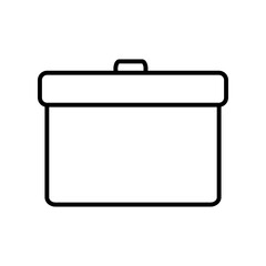 Pot icon vector. kitchen illustration sign. kitchenware symbol. Food logo.