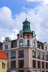 Fototapeta na wymiar Historical Buildings, Västervik, Sweden